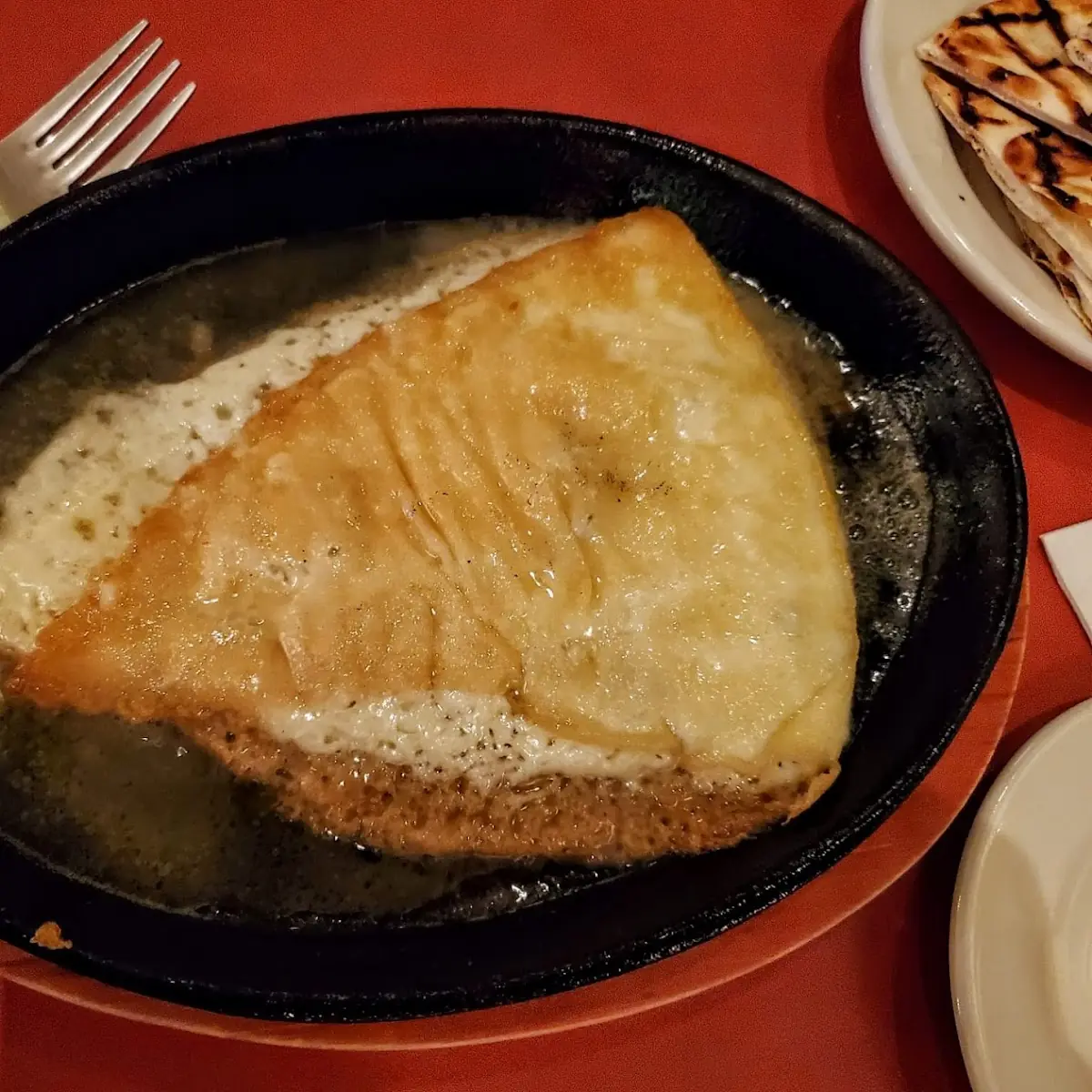 Cheese on Fire a K a Saganaki
