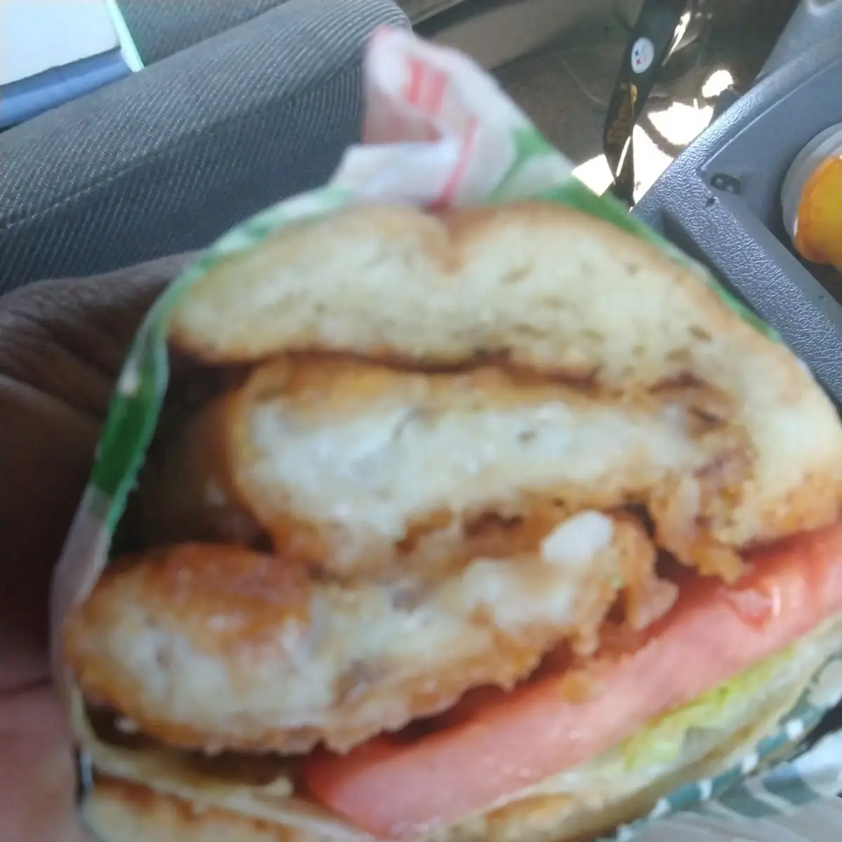 Fish Sandwich with Cheese