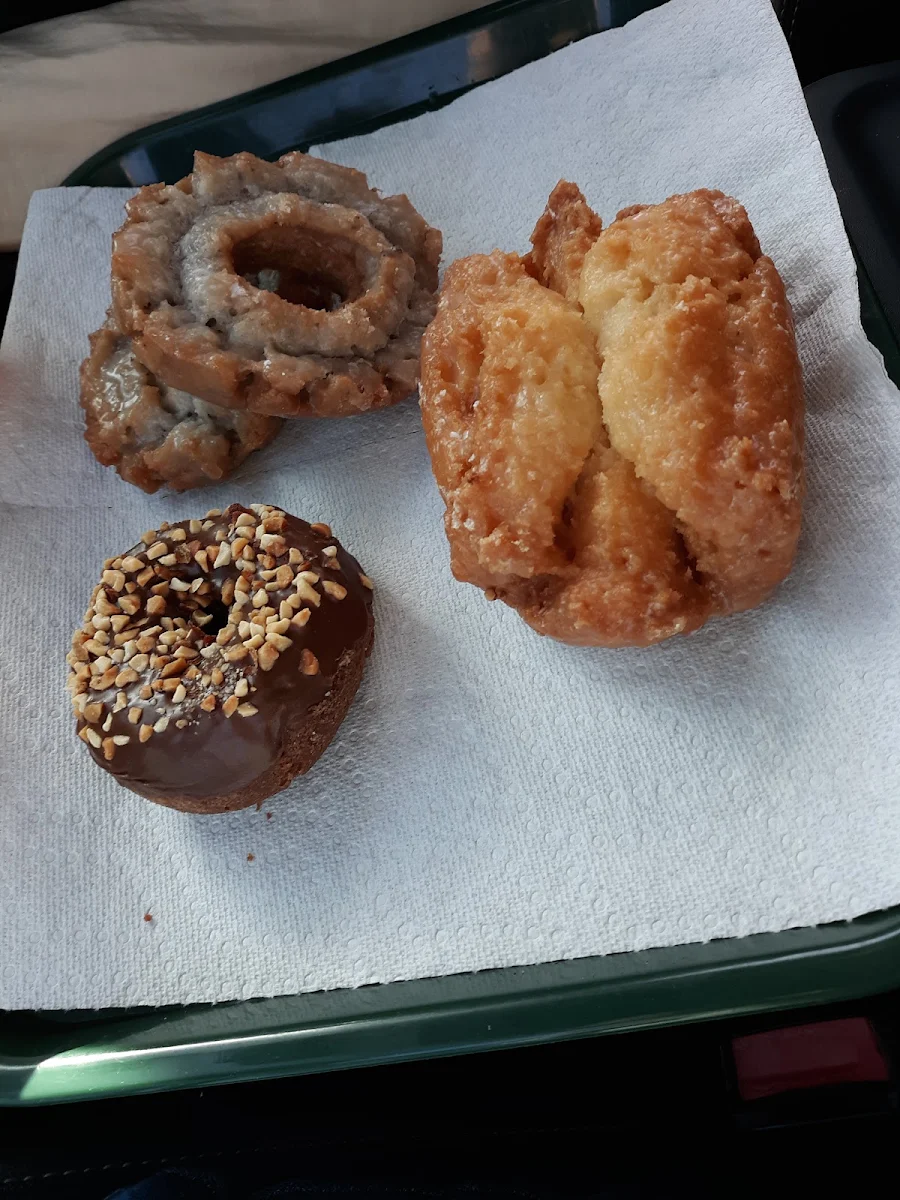 Blueberry Donuts Chocolate Donut with Peanuts Buttermilk Bar