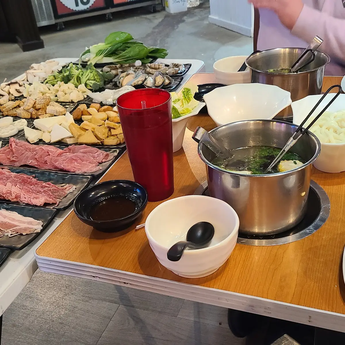 Miso Hot Pot with Every Option of Addition