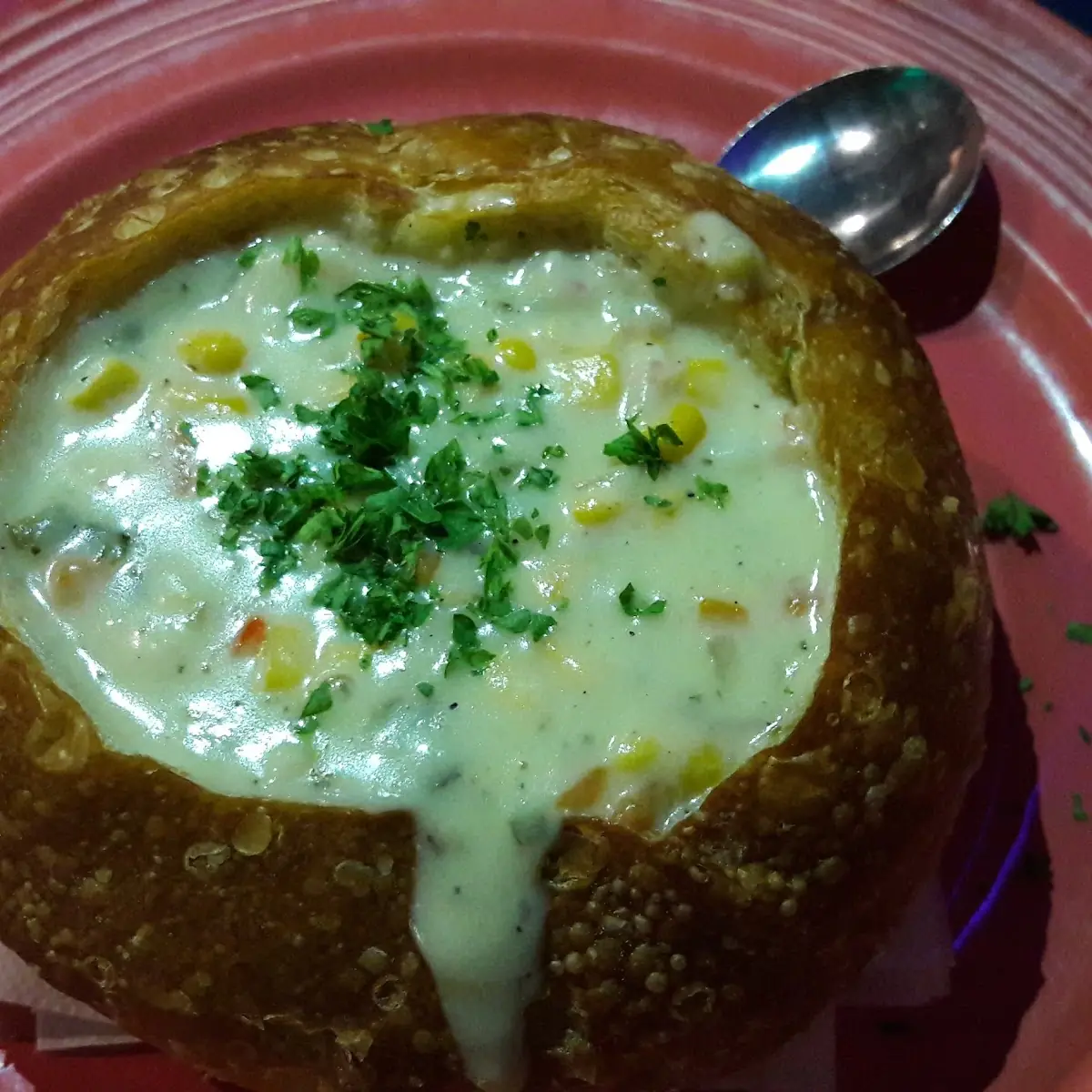 Lobster Corn Chowder Bowl