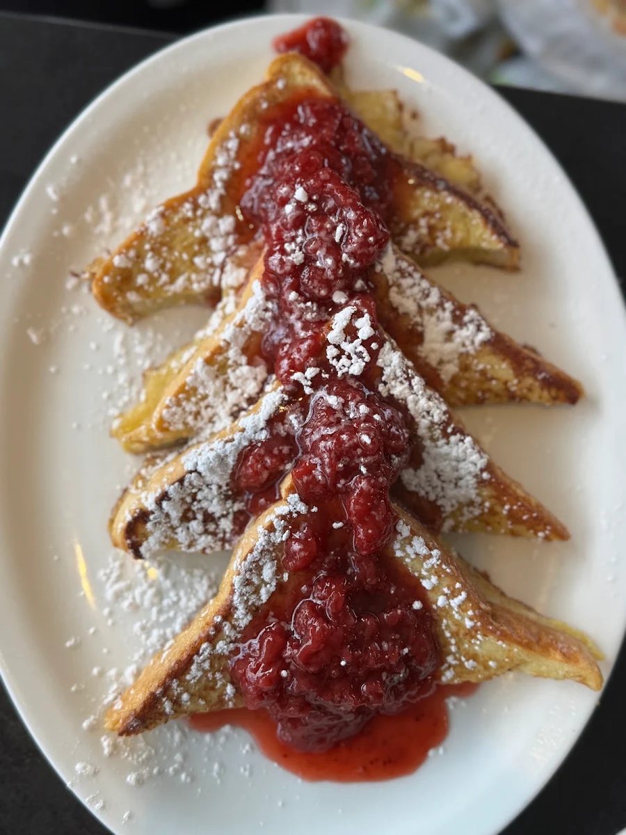 French Toast with Topping, Donut Diner