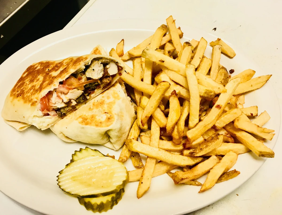 Western Wrap Chesse & Side, Donut Diner