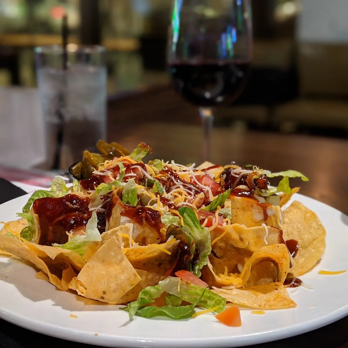 BBQ Brisket Chorizo or Baja Chicken Nachos