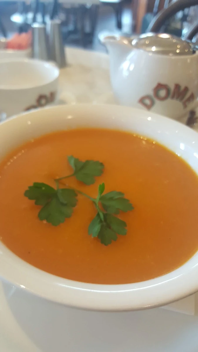 Pumpkin Soup, Dôme Café - Rockingham
