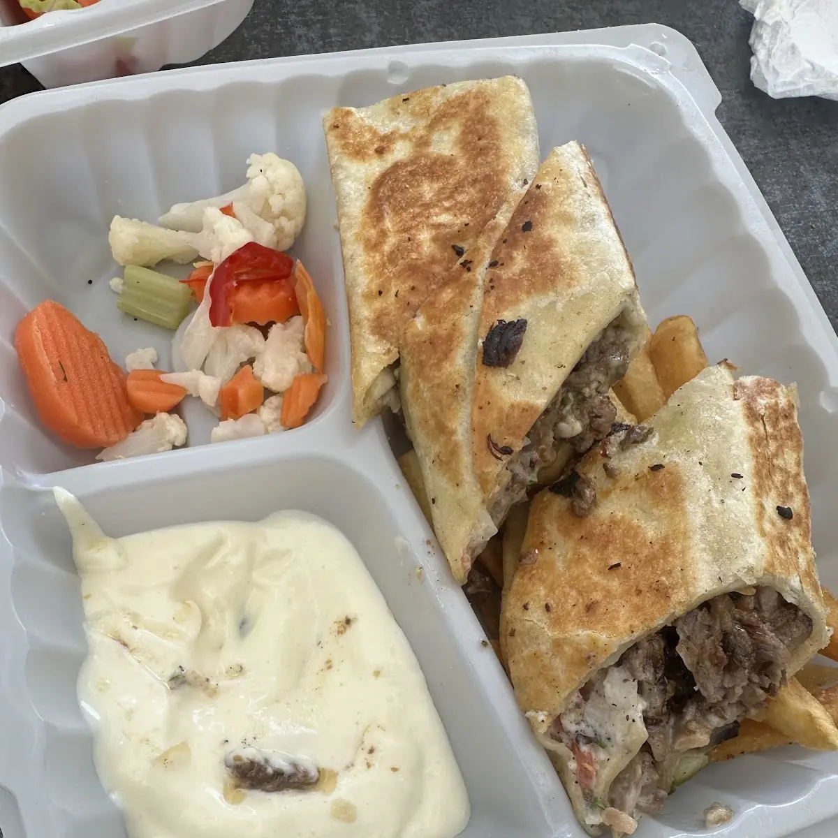 Beef Shawarma Wrap