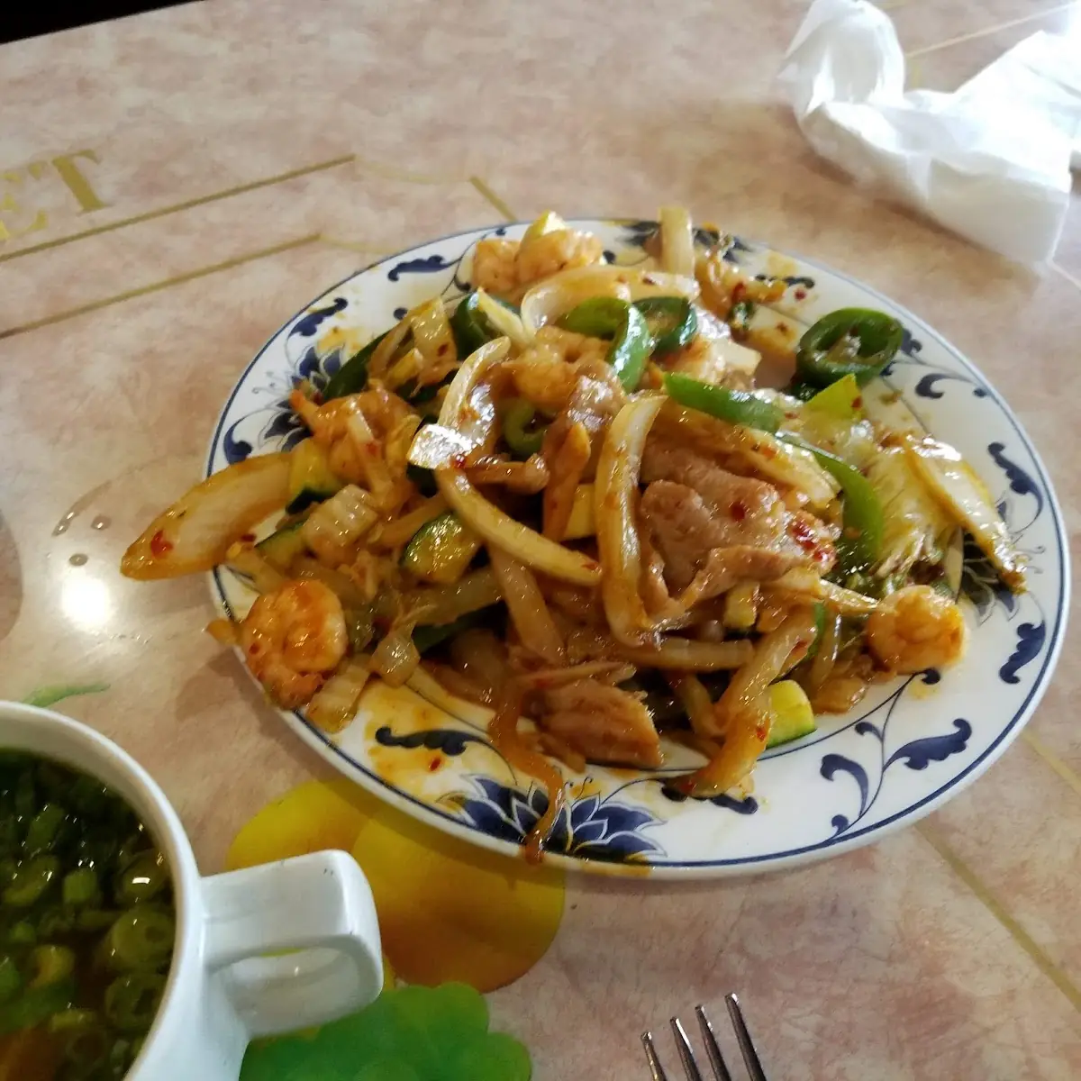 Mongolian Stir Fry with Shrimp