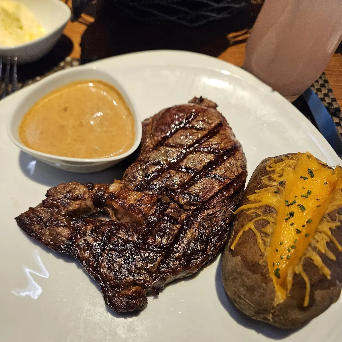 Ribeye Loaded Baked Potato