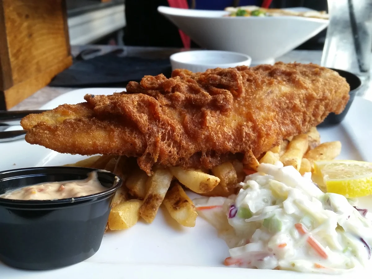 Haddock Fish and Chips, John Brown Richmond Street Grille