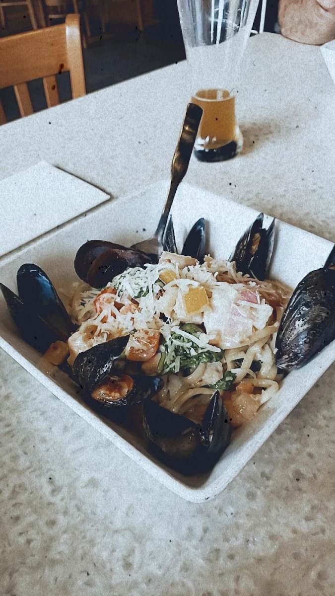 Seafood Pasta, John Brown Richmond Street Grille