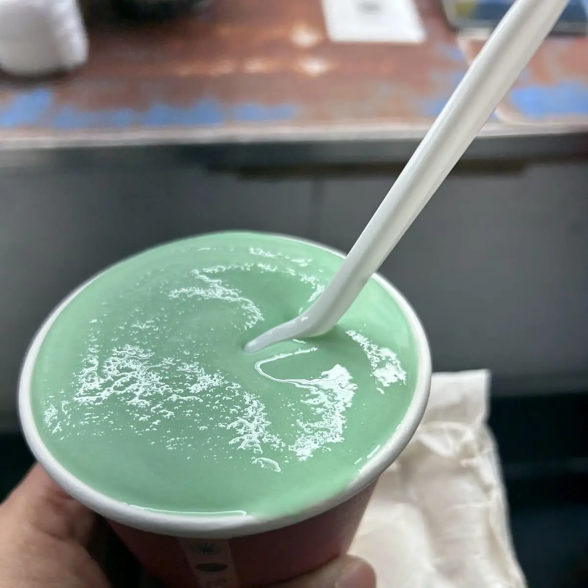 Pistachio Soft Serve