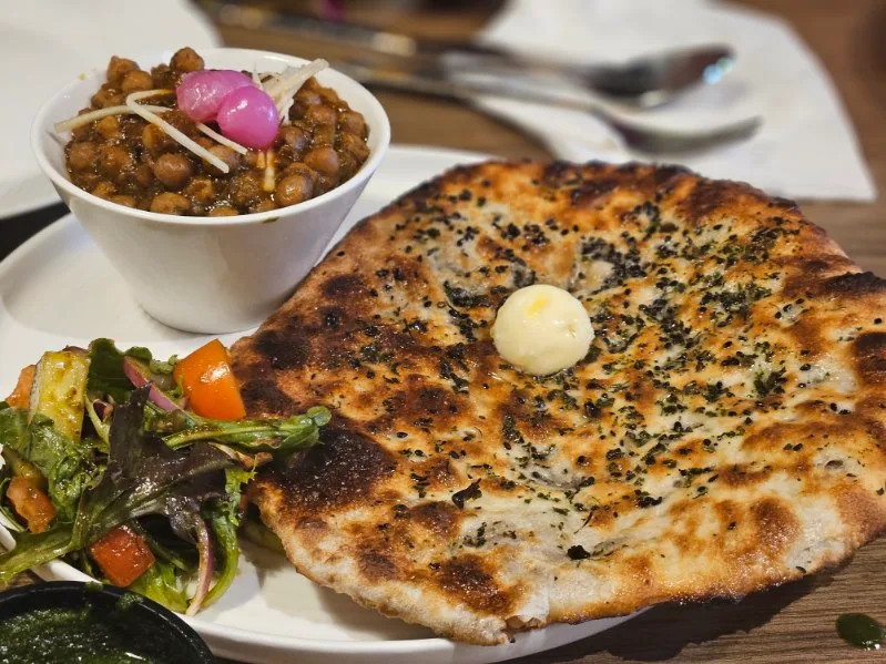 Amritsari Kulcha with Channa
