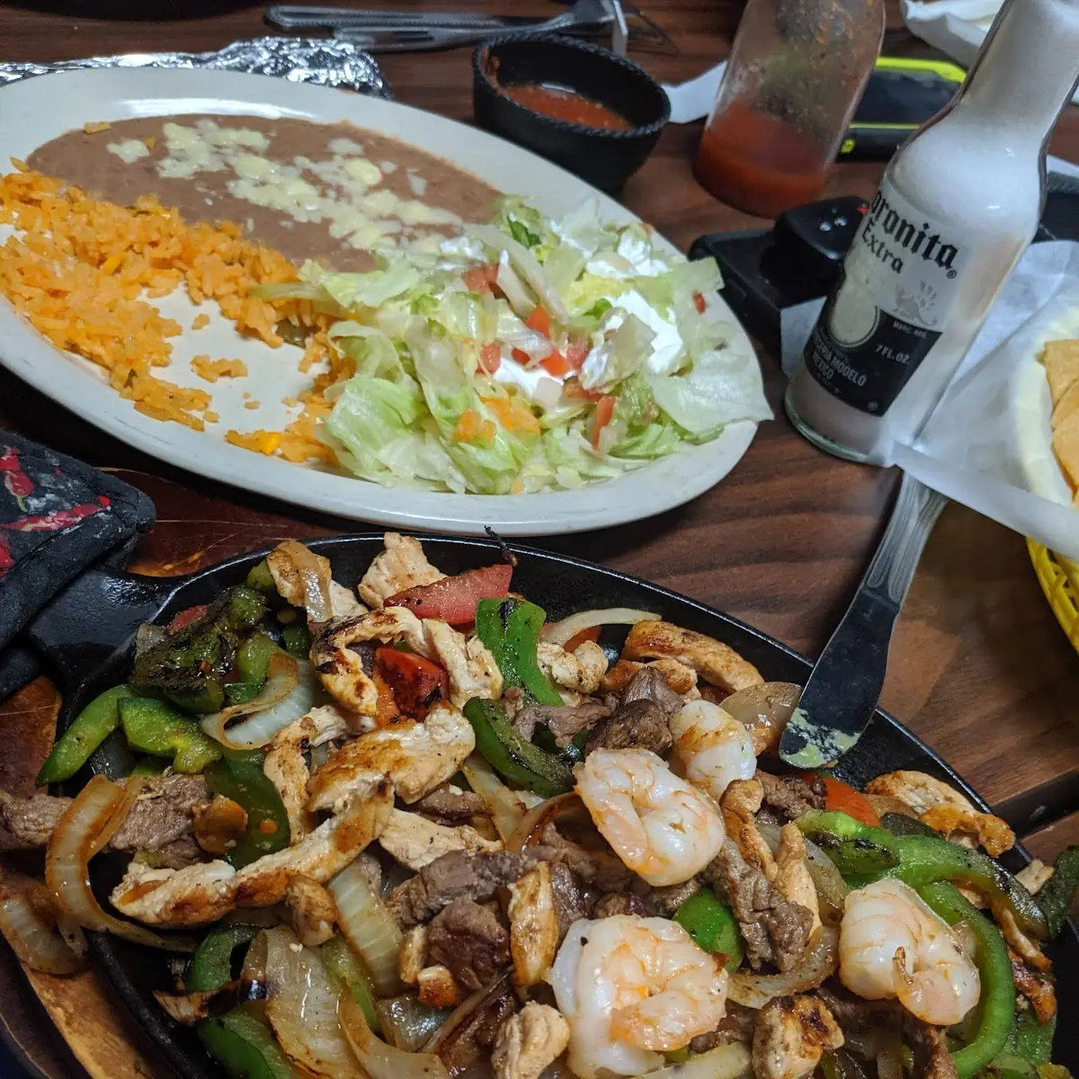 Grilled Shrimp Fajitas