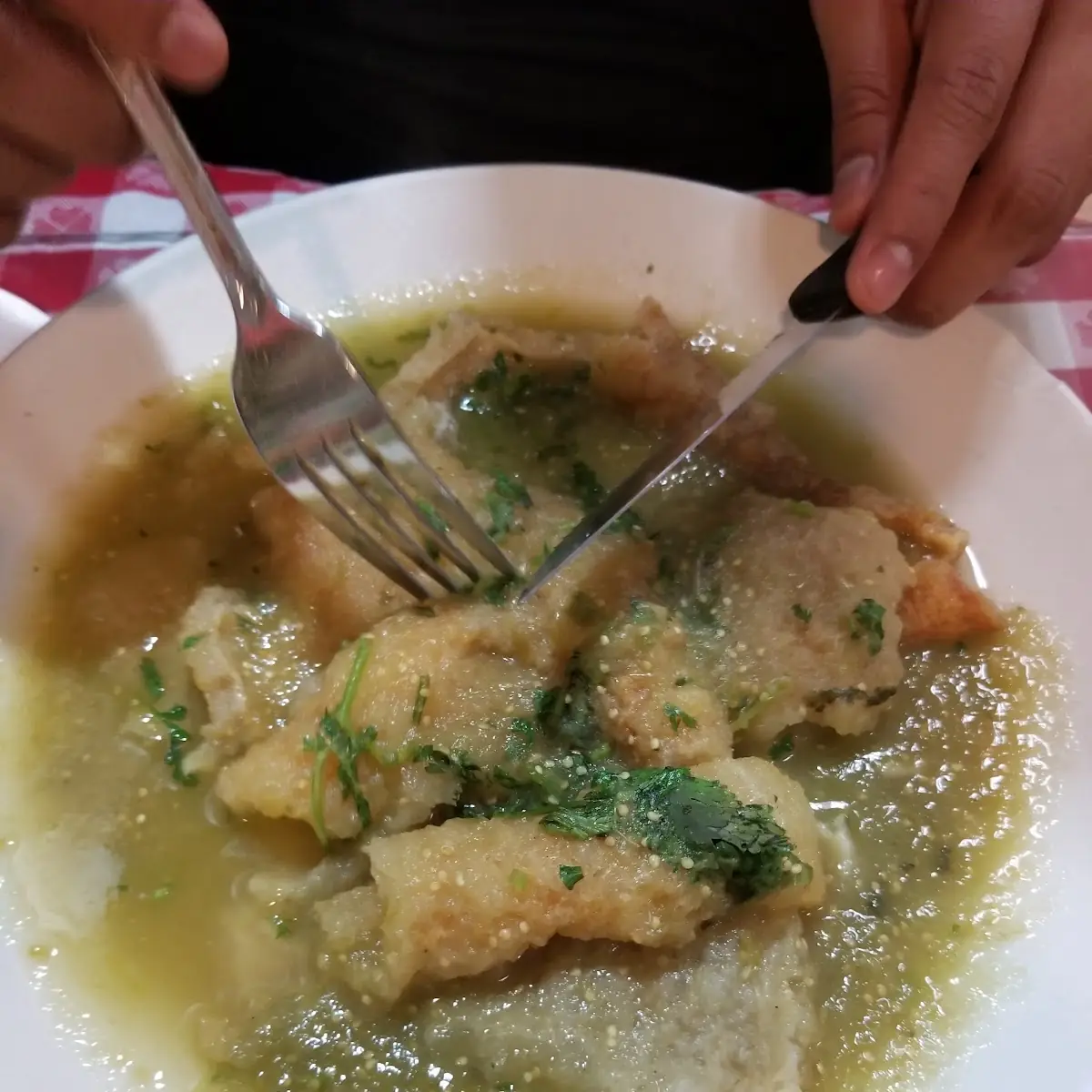 Chicharrón En Salsa Verde