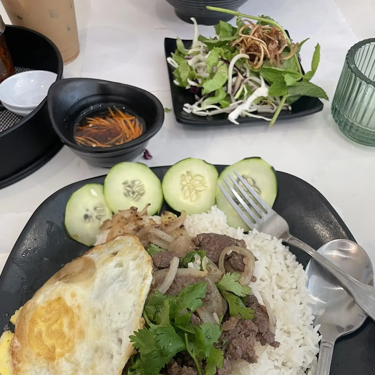 Com Bò Xao Stir Fried Filet Mignon Rice