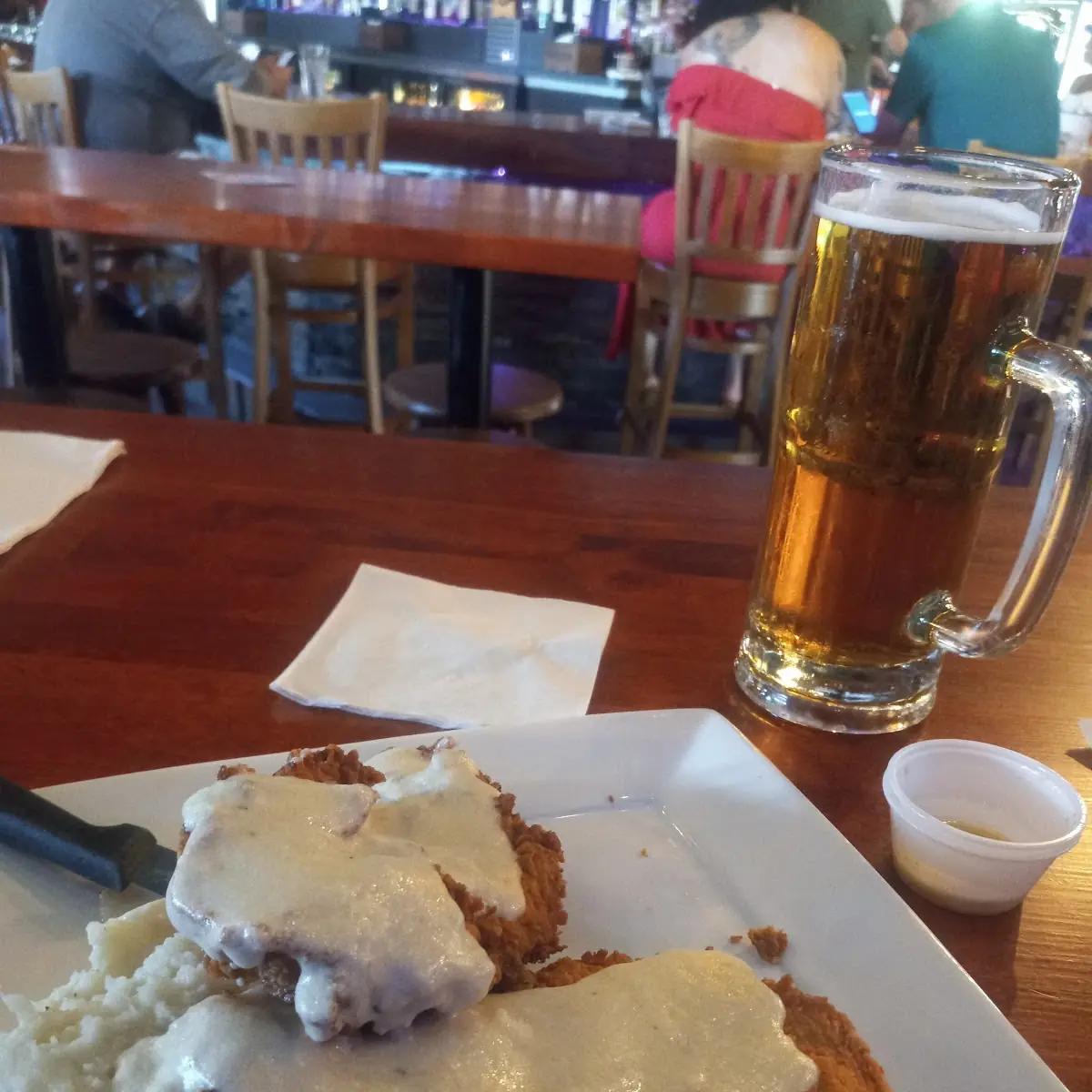 Chicken Fried Chicken with Mashed Potatoes