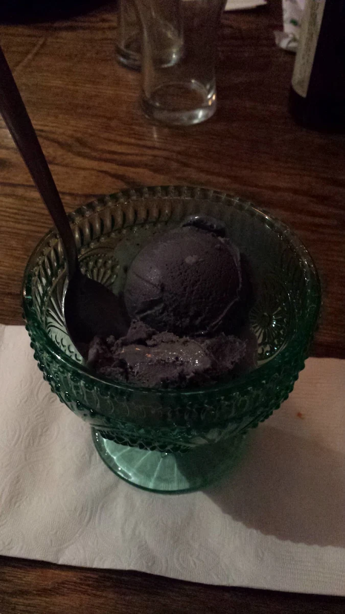 Black Sesame Seeds Ice Cream