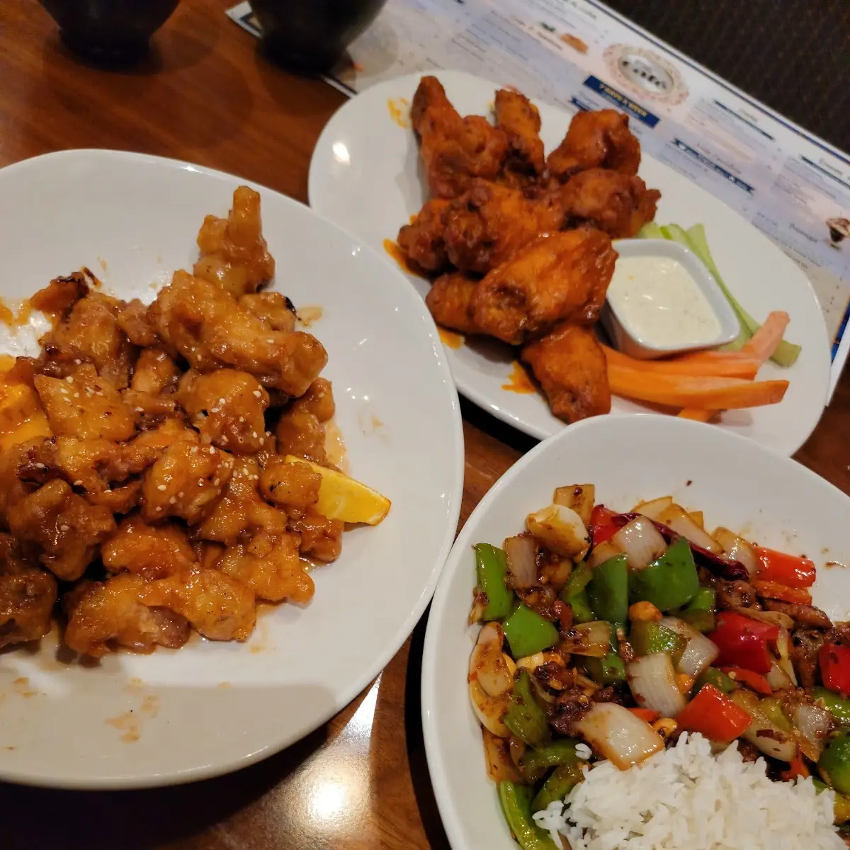 Orange Chicken Kung Pao Chicken