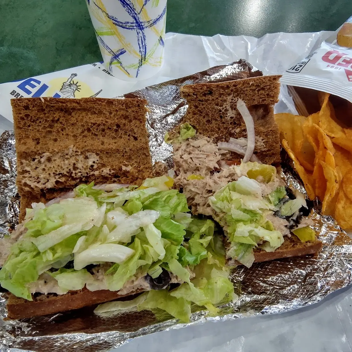 Tuna Salad on Wheat