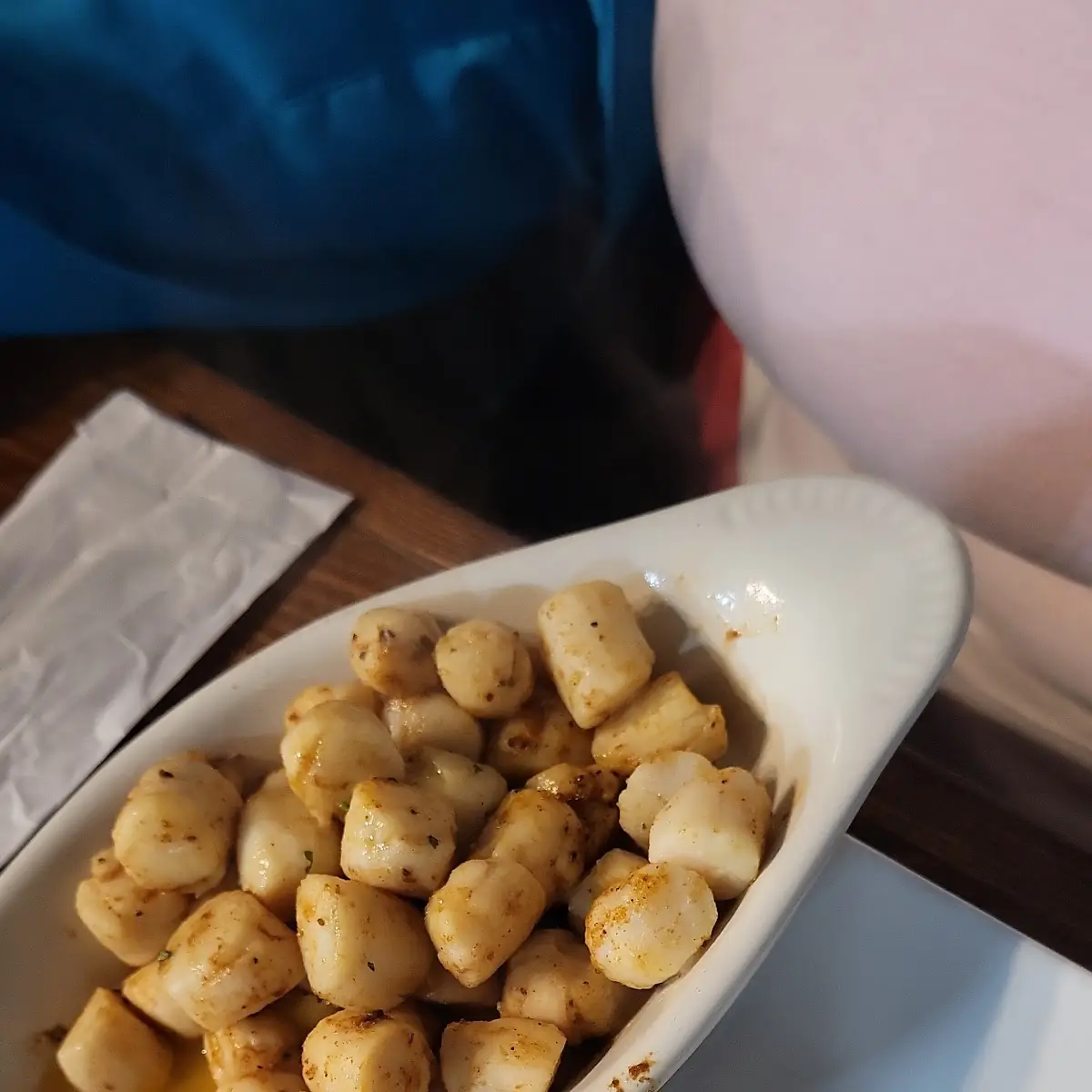 Scallops with Garlic Sauce
