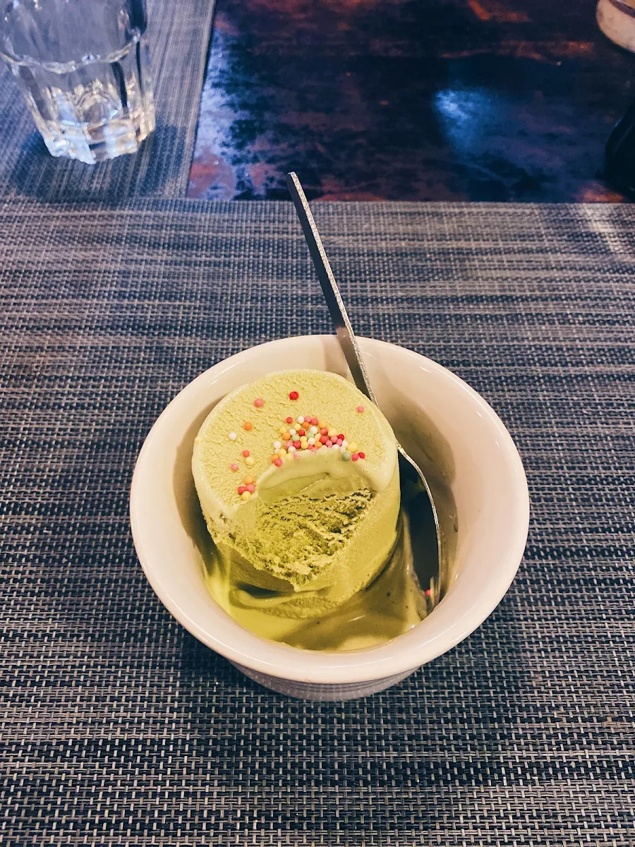 Ice Cream G F Green Tea, Miori japanese Restaurant