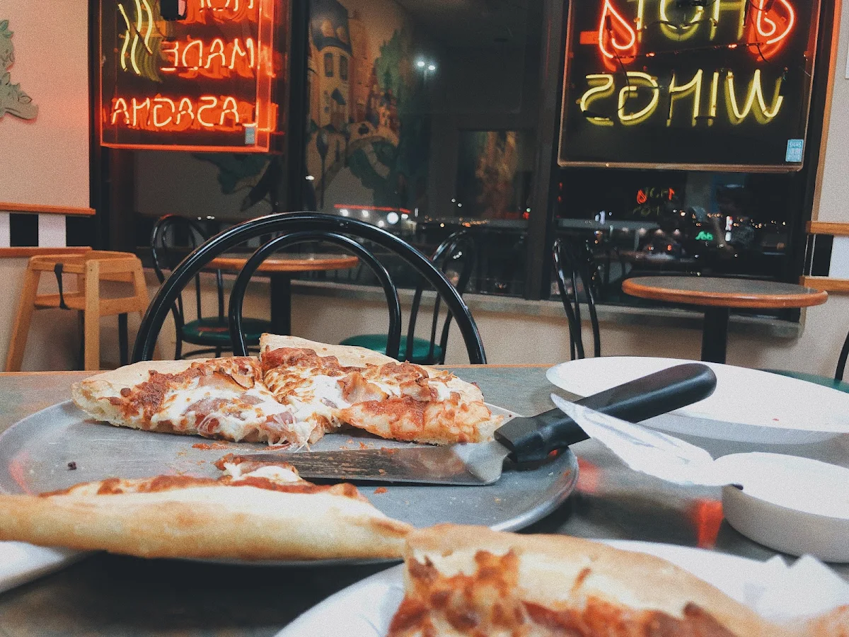Pizza with Bacon