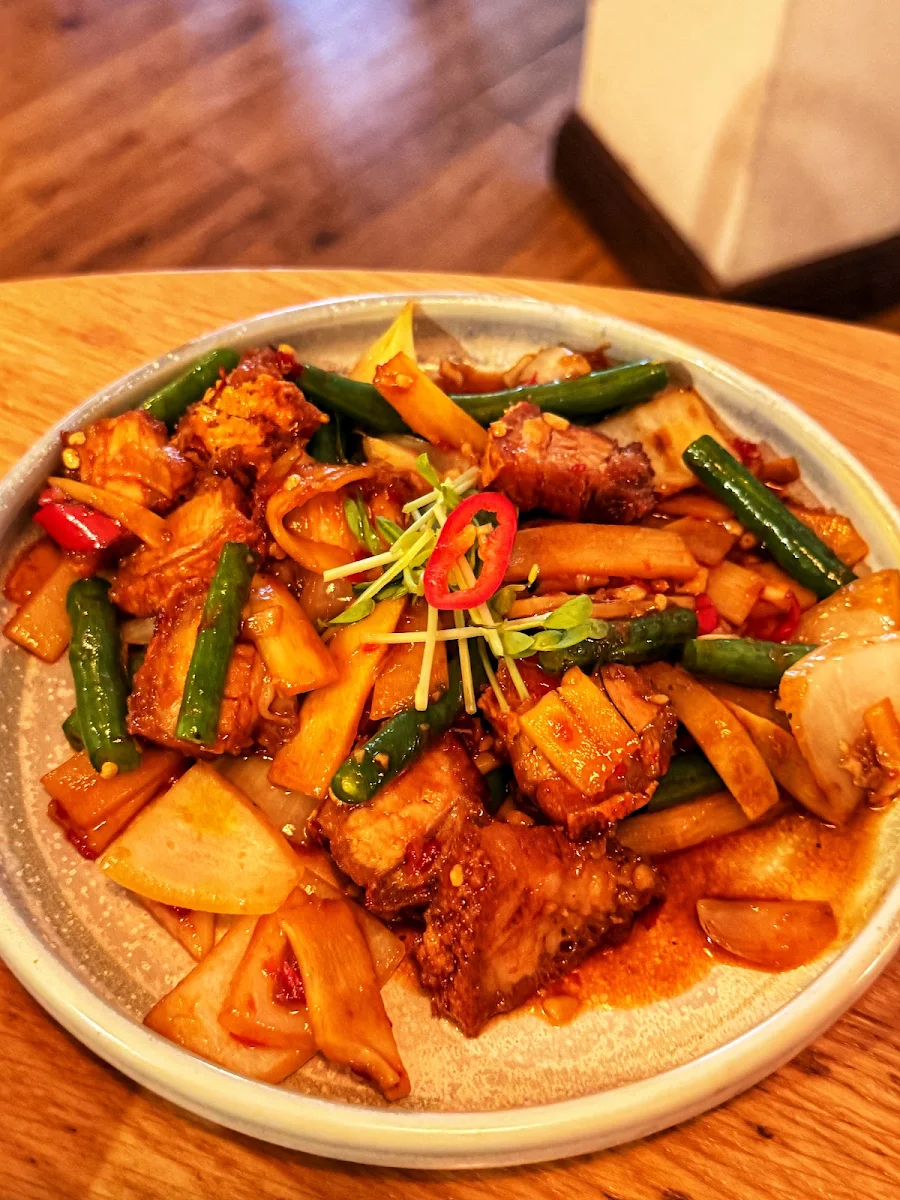 Crispy Pork Pad- Ped, AtomThai NEWTOWN