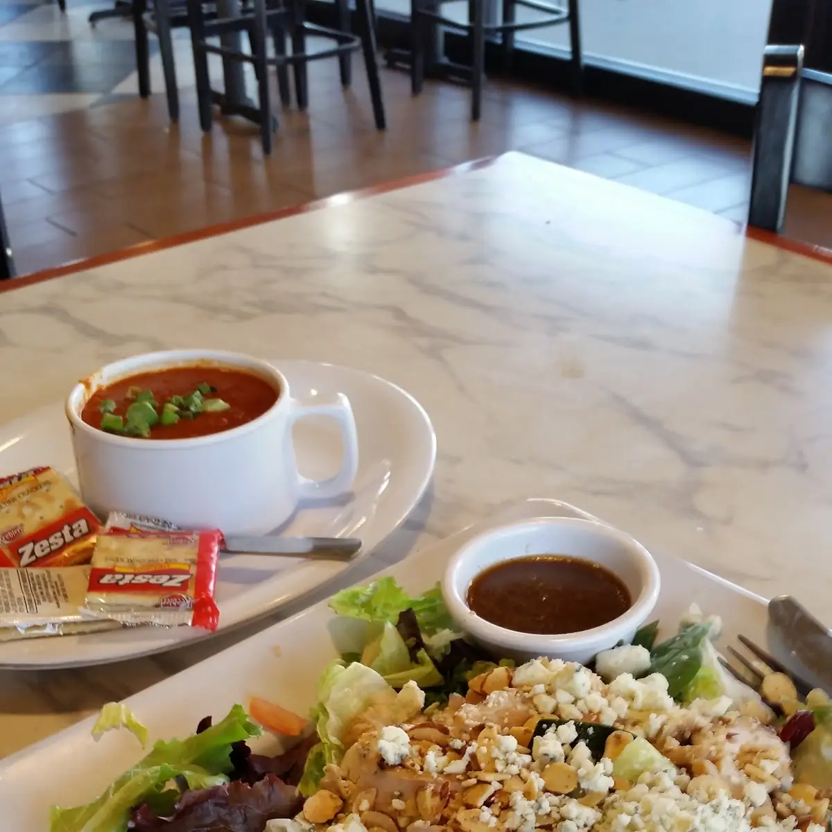 Savannah Chopped Salad & Tomato Bisque