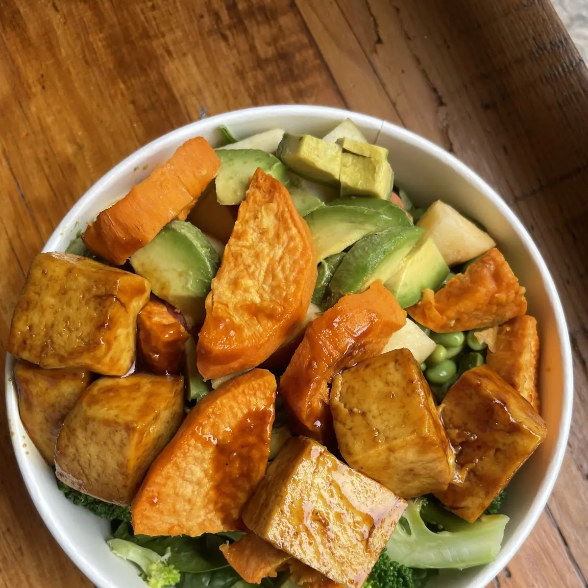 Tofu Steak & Sweet Potatoes