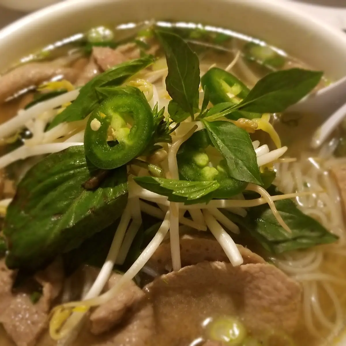 Rare Beef & Meatball Pho