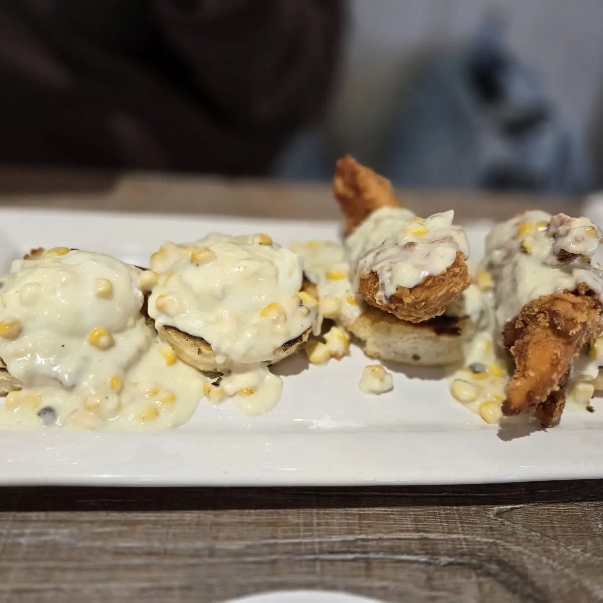 Chicken & Biscuits Benedict