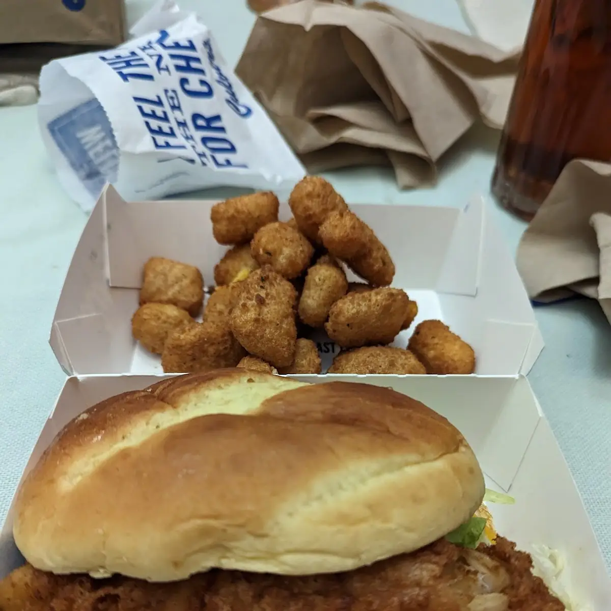 North Atlantic Fish Sandwich and Cheese Curds