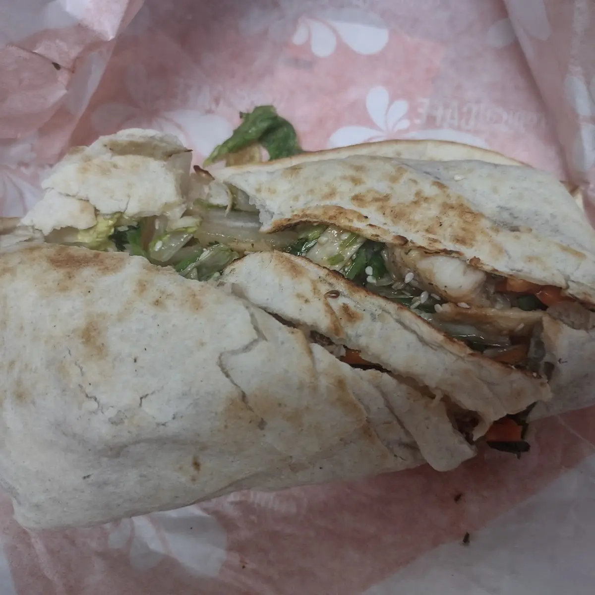 Inedible Thai Chicken Wrap