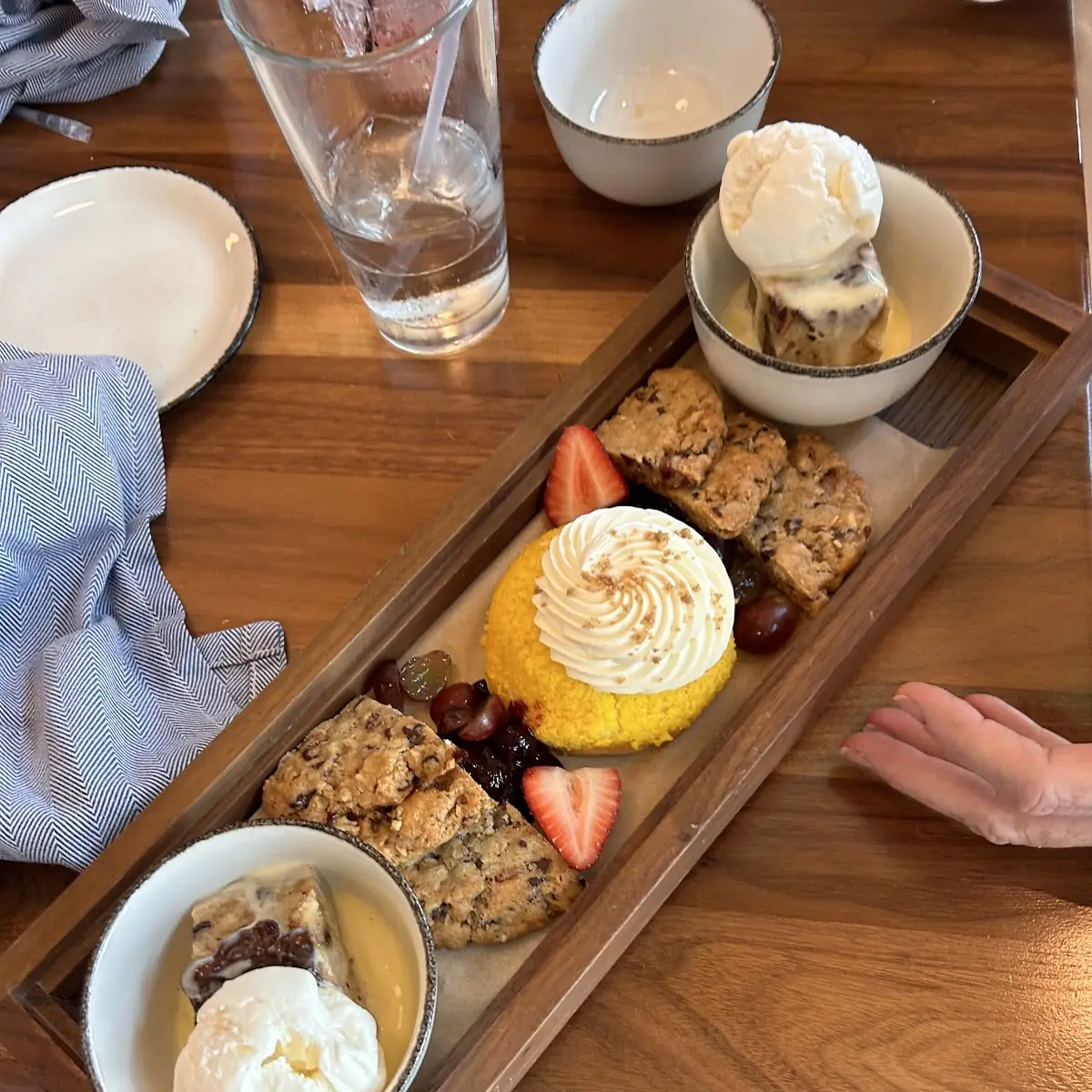 Bread Pudding and Ice Cream