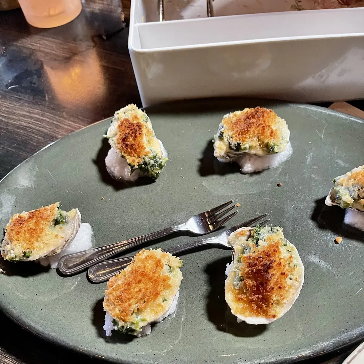 Oysters Rockefeller