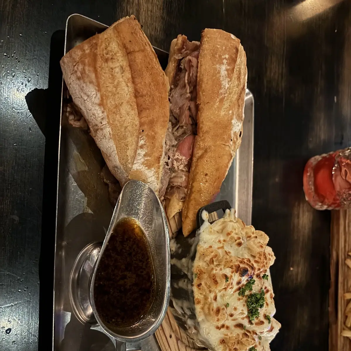Shaved Prime Rib French Dip