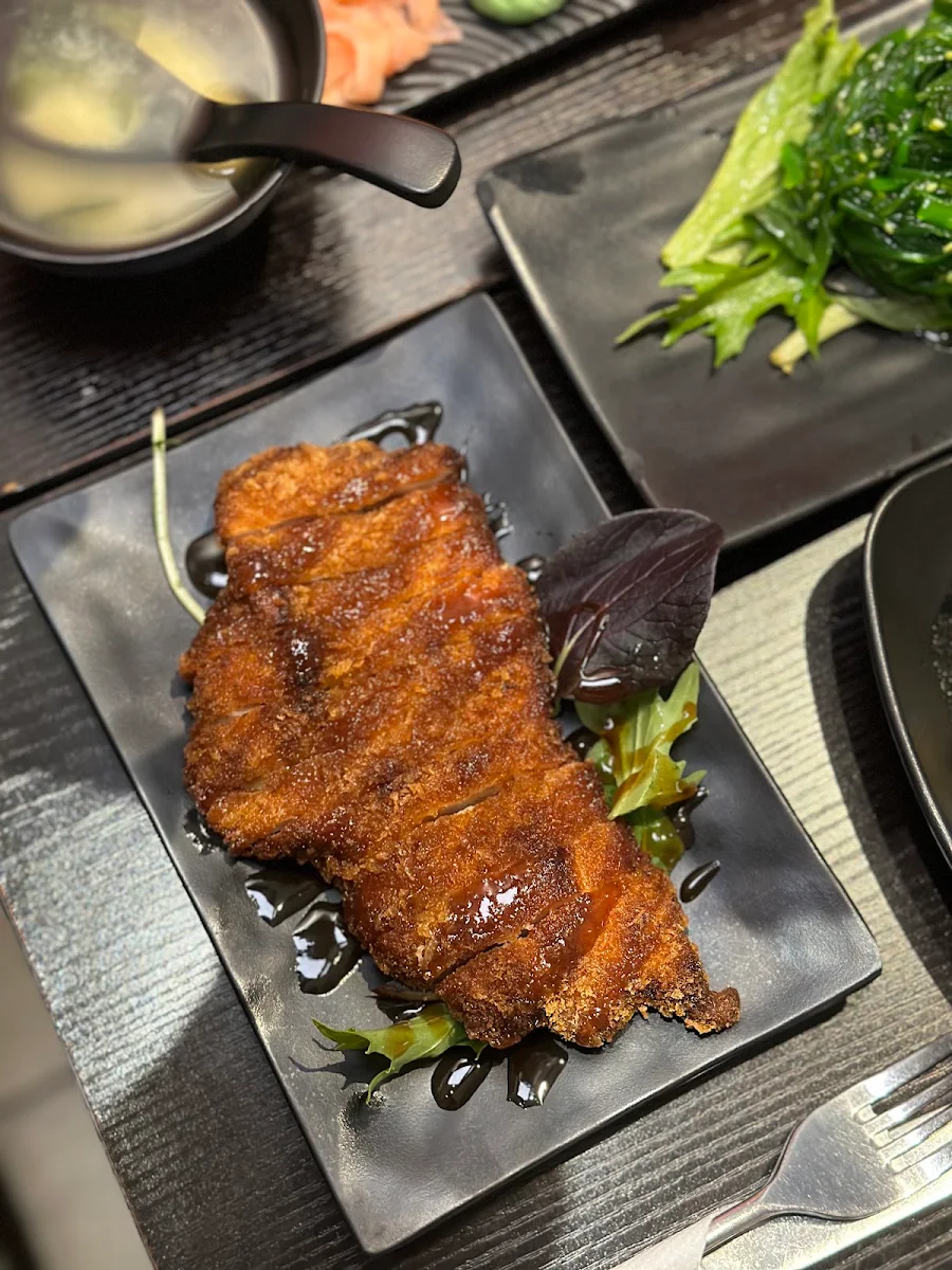 Pork Katsu with Miso Sauce, Okami Japanese Restaurant