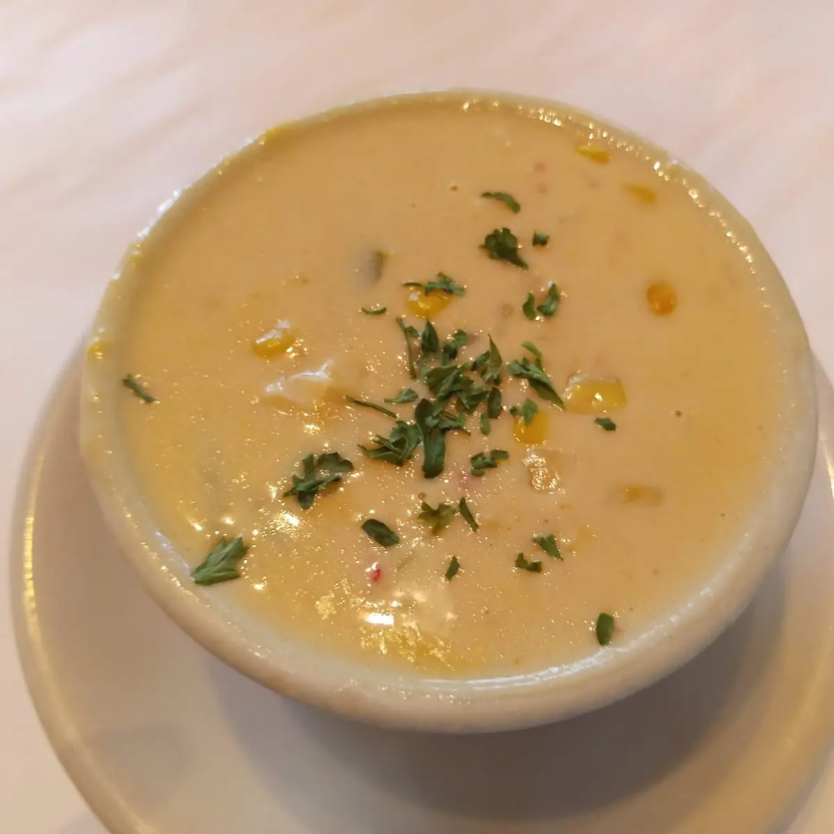 Crawfish Corn Soup Cup