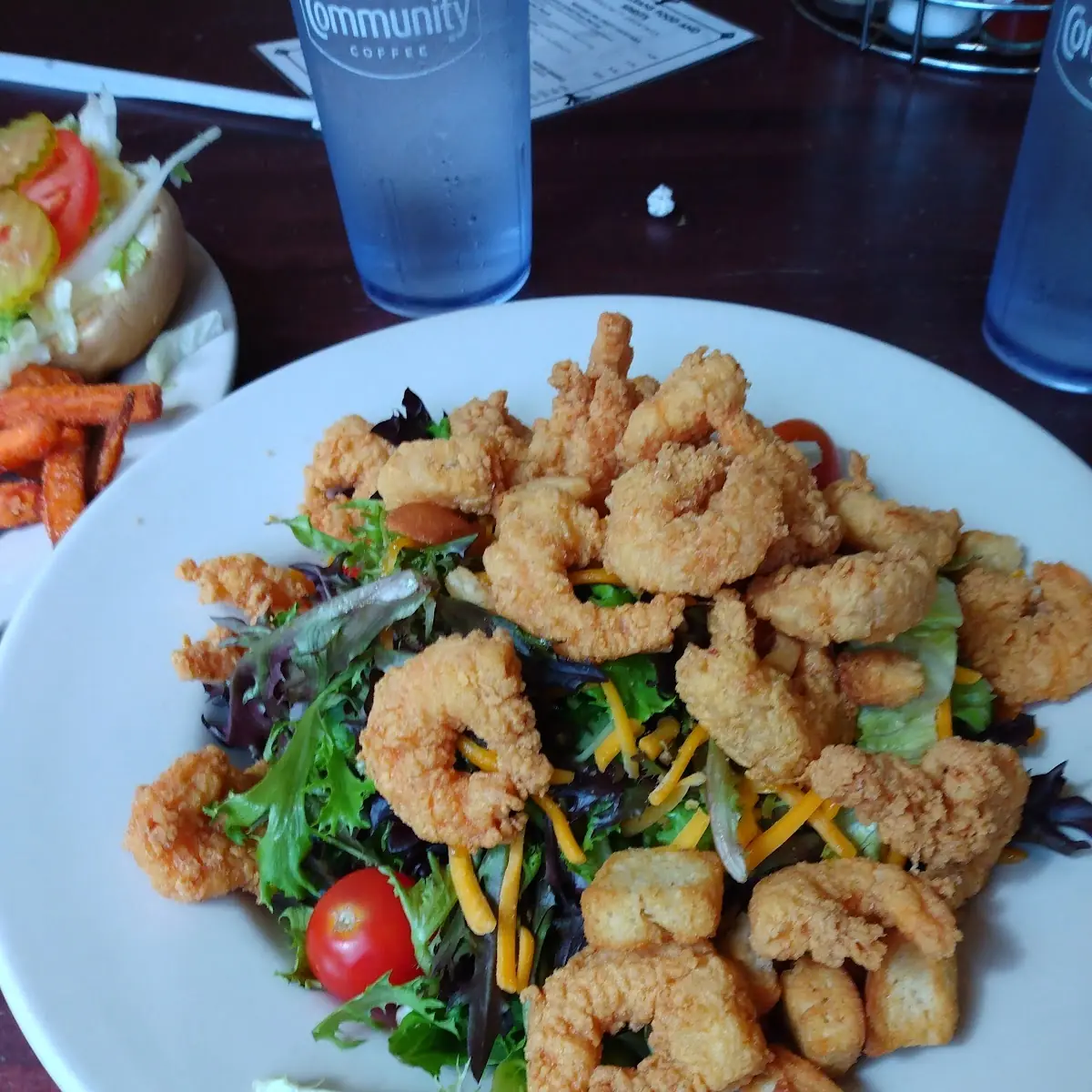 Fried Shrimp Salad