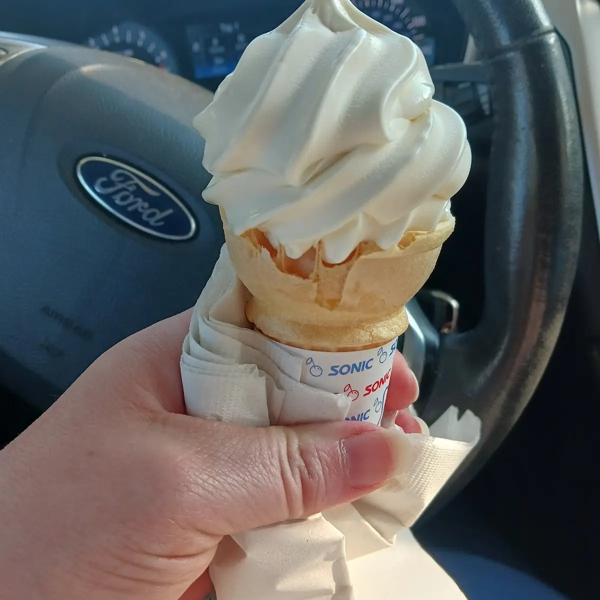 Vanilla Ice Cream Cone