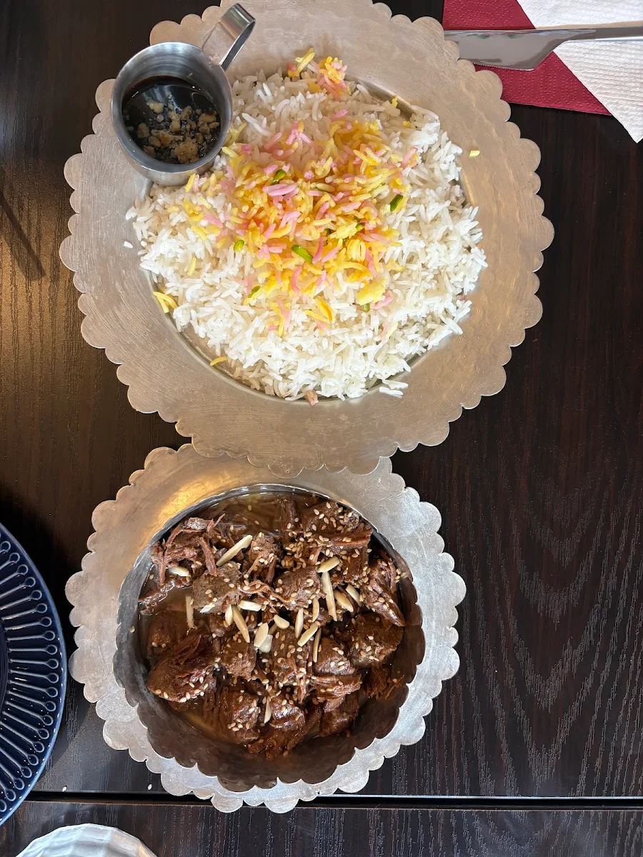 zarandi special چلو گوشت زرندى, Shazde House | رستوران شازده