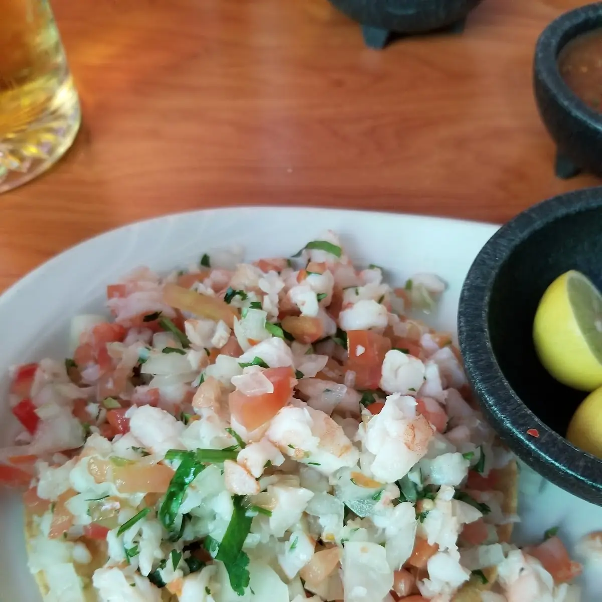 Grilled Shrimp Tostada