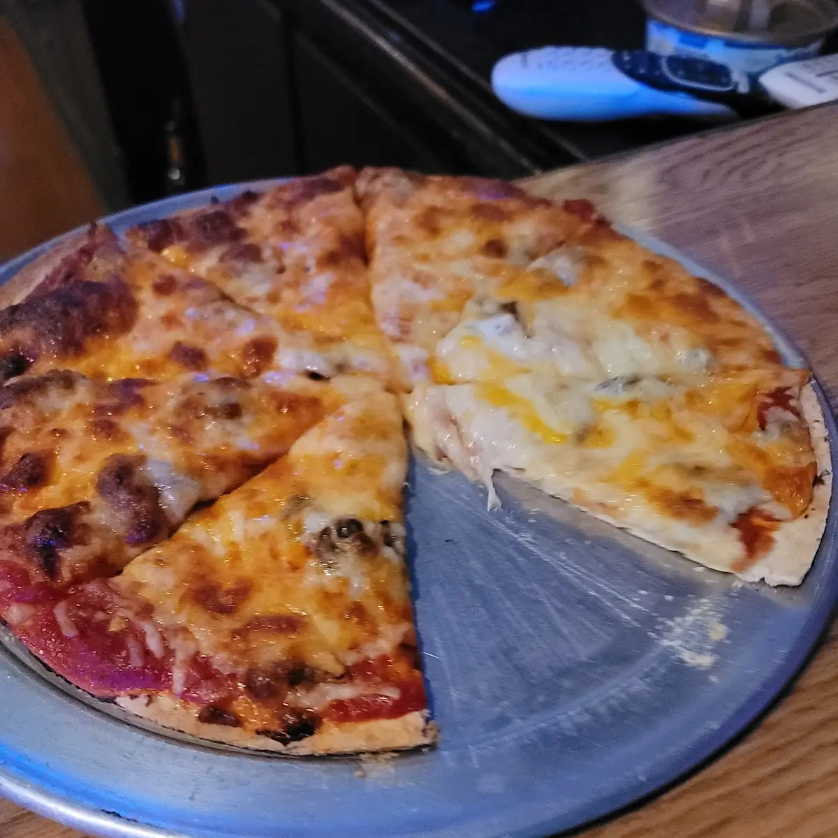 Homemade Mushroom Pizza