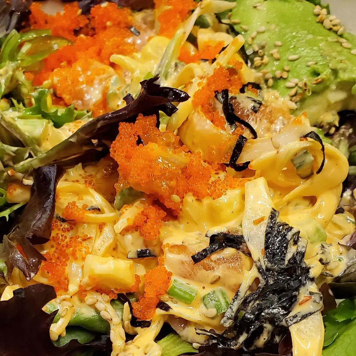 Spicy Salmon Poke Bowl