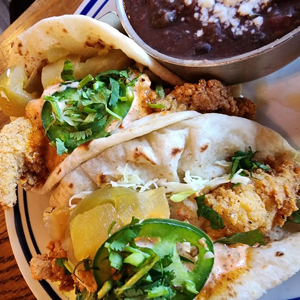 Southmex Fried Fish Tacos