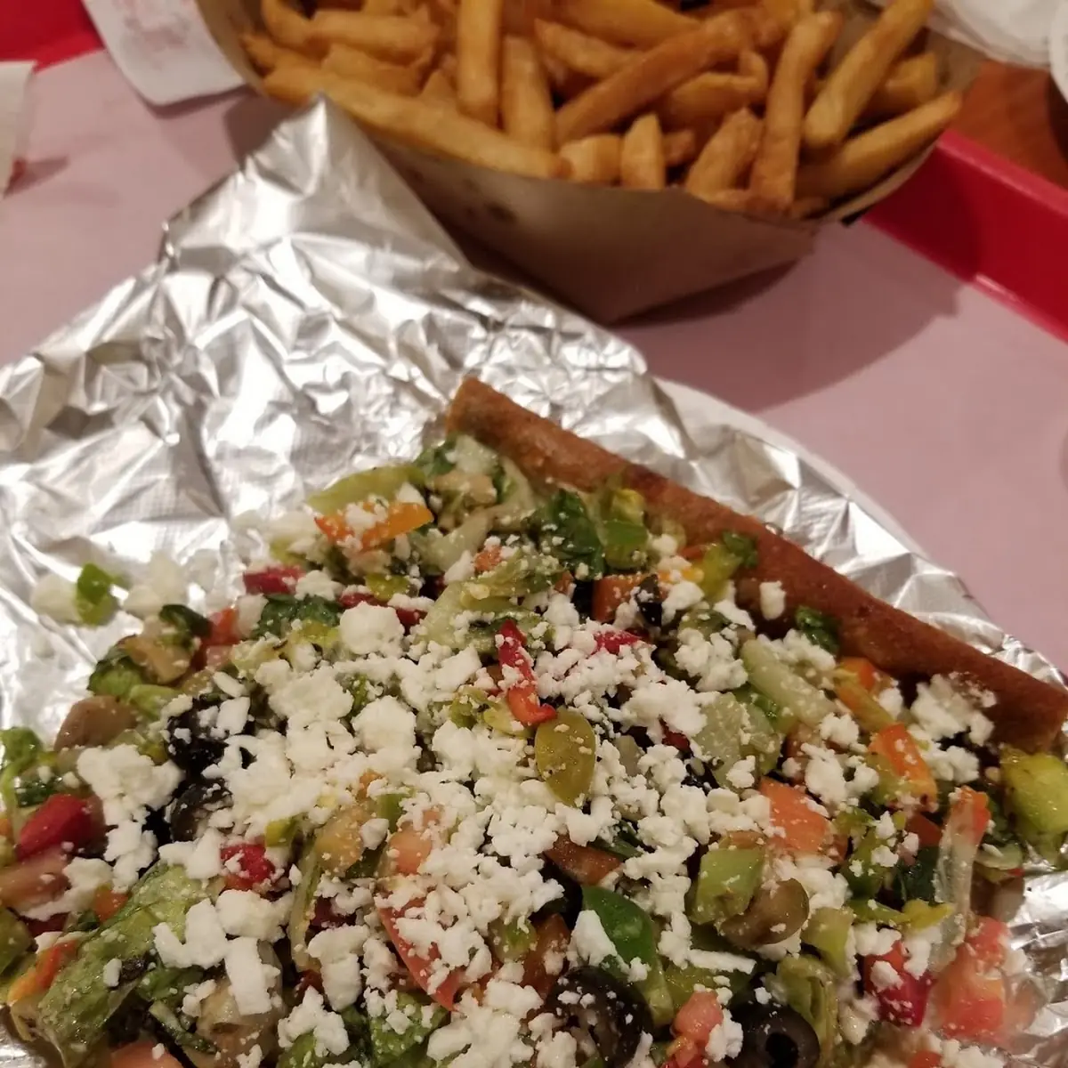 Greek Salad Wrap