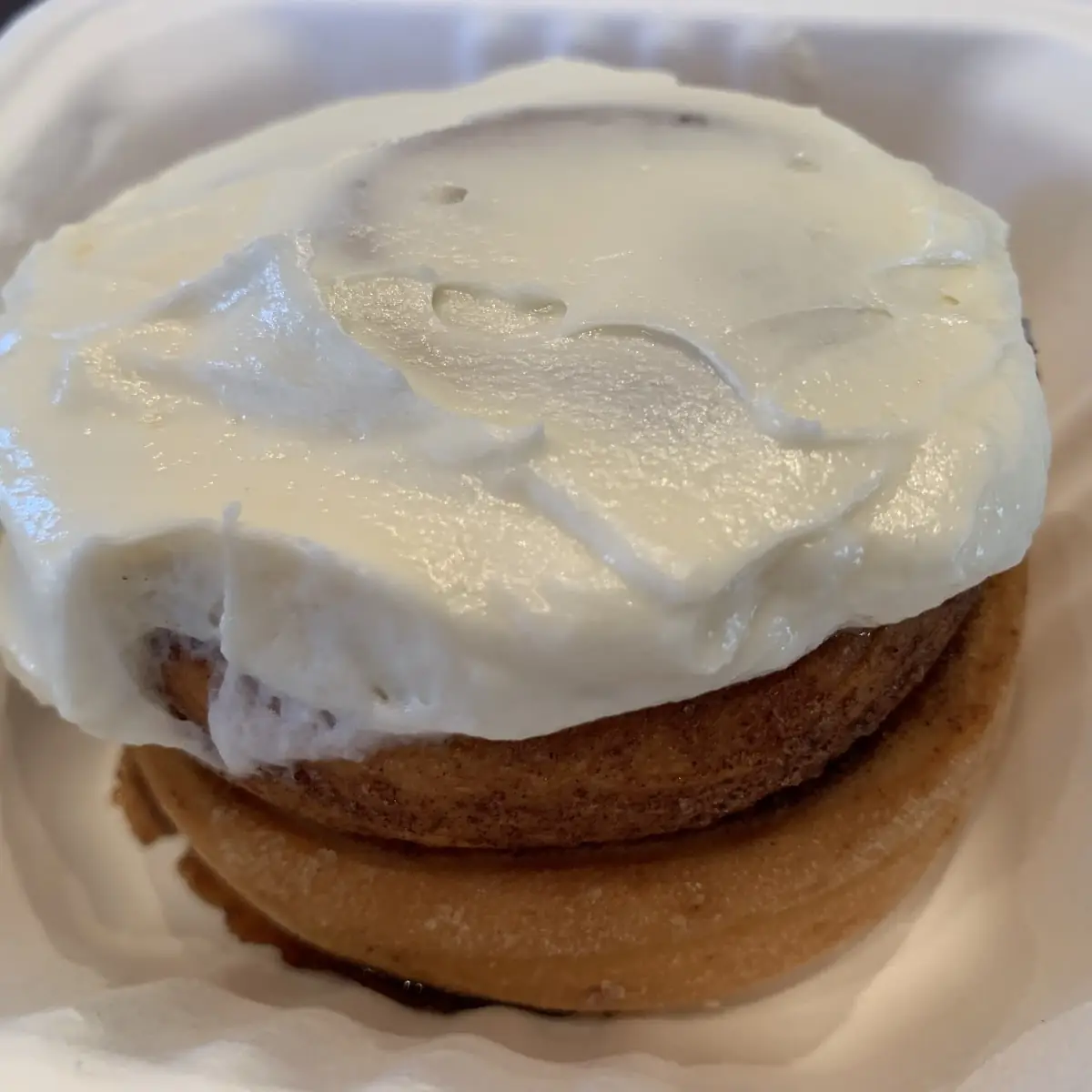 Cinnamon Roll with Cream Cheese Frosting