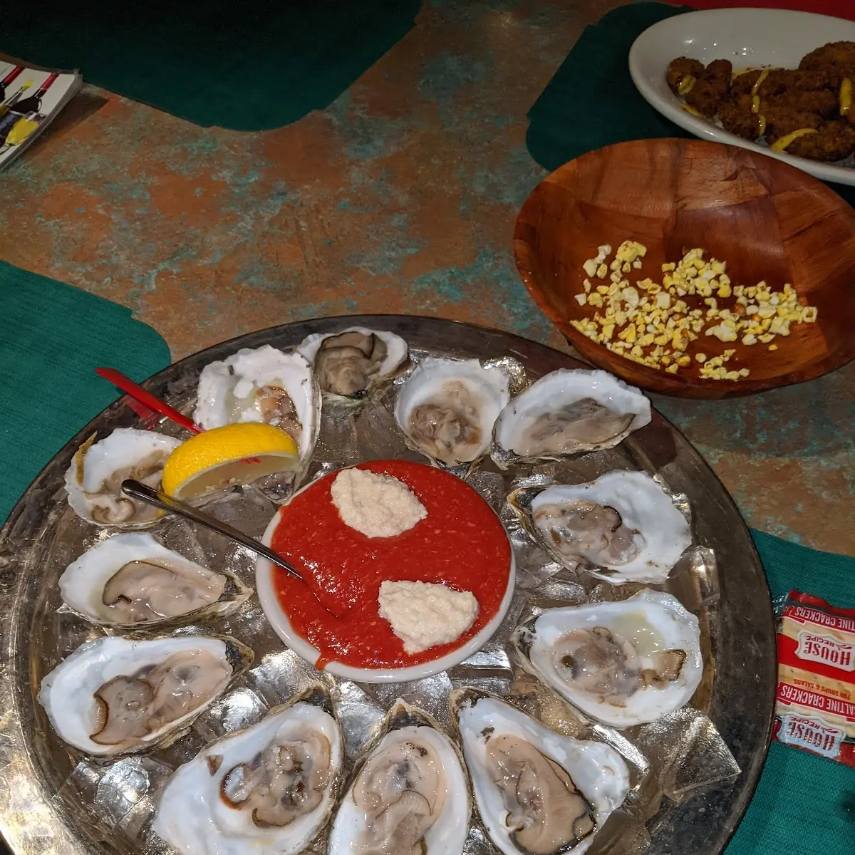 Oysters on the Half Shell Appetizer