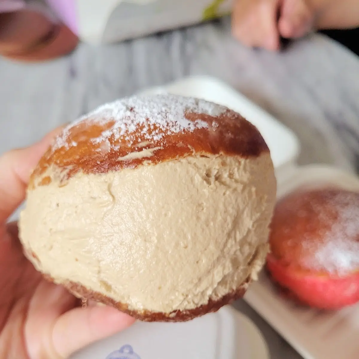 Milk Tea Cream Doughnut