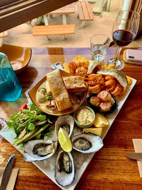 Seafood Platter, Flying Fish